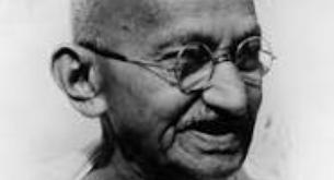 The most famous personality from India - Mahatma Gandhi