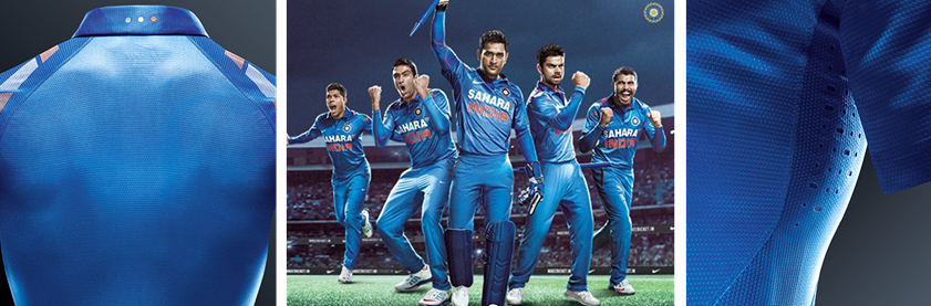The new Indian cricket team kit The new Indian cricket team kit