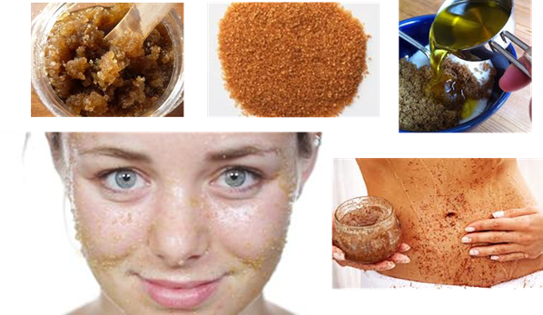 brown sugar as beauty product
