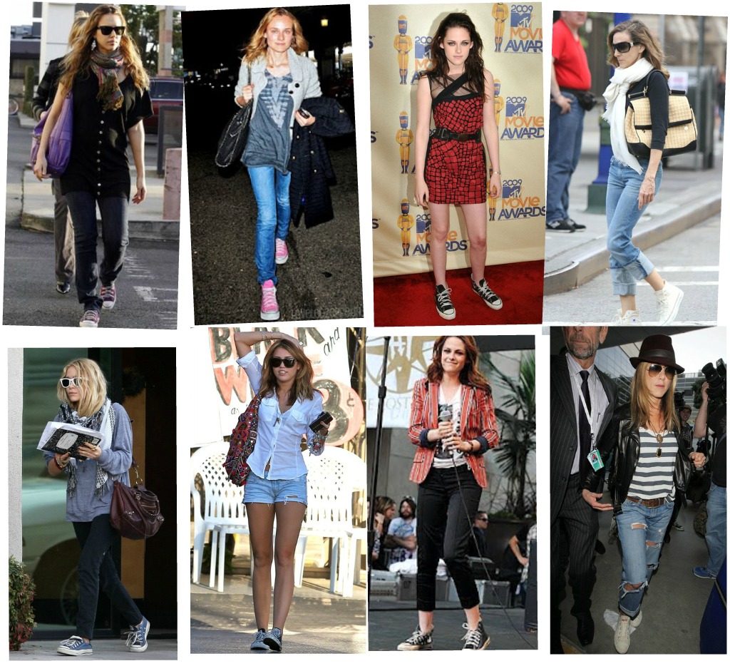 different ways to wear converse