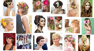 How to wear flowers in your hair