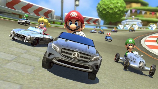 Mercedes-Benz cars for Mario Kart 8