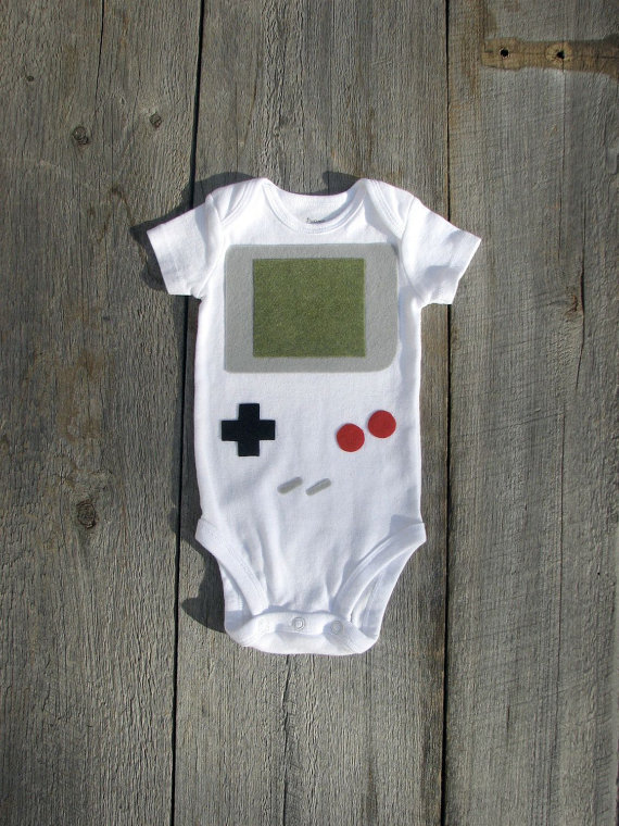 Nintendo bodysuit for babies