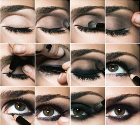 Smokey eyes step by step